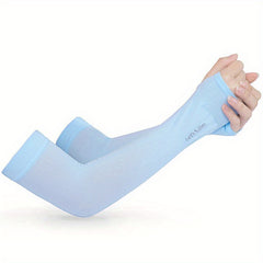 Sun Protection Ice Silk Arm Sleeves for Outdoor Sports