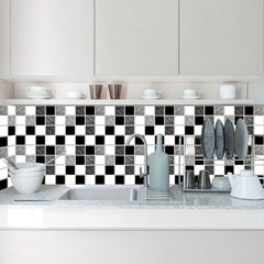 10pcs 10 Mosaic Tile Sticker PVC Wallpaper Kitchen Bathroom Decoration