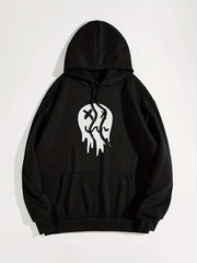Halloween Ghost Print Hoodie Women's Sweatshirt
