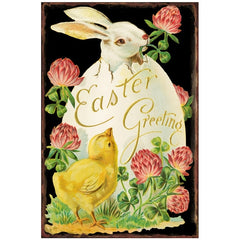 Rabbit Chicken Wall Painting Nursery Room Decoration