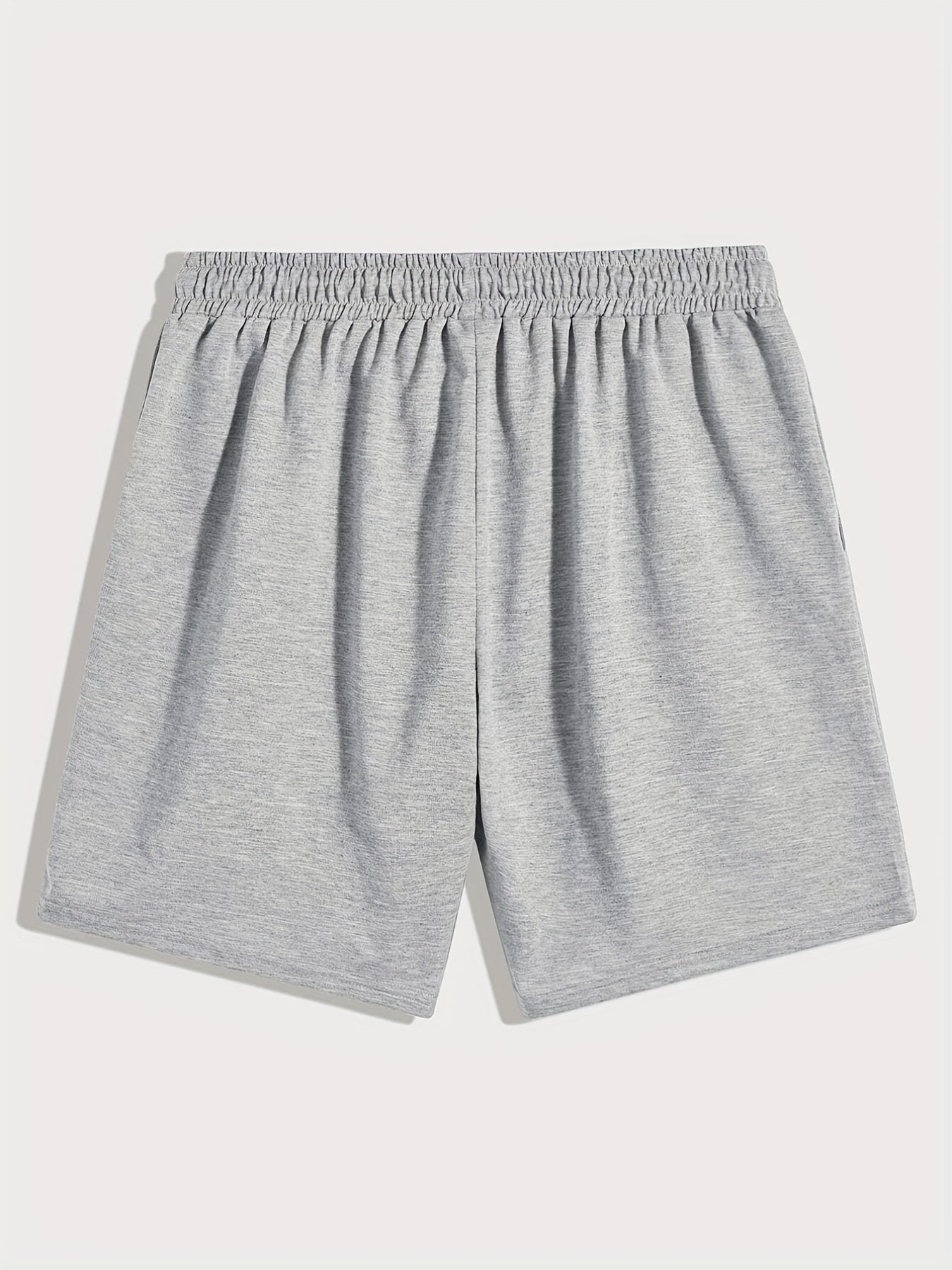 Smile Print Men's Casual Shorts Activewear Comfy Drawstring Shorts