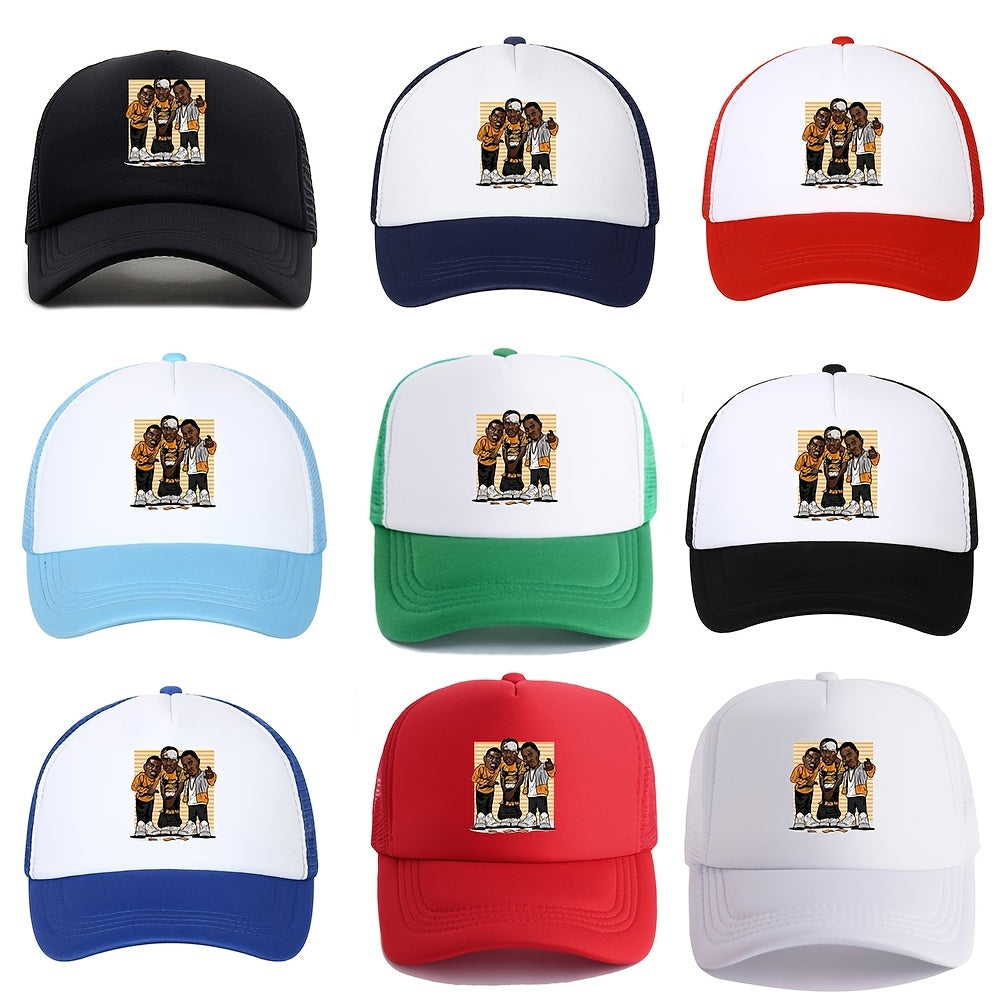 Unisex Breathable Adjustable Baseball Cap with Embroidery
