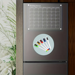 Acrylic Magnetic Monthly Calendar For Fridge