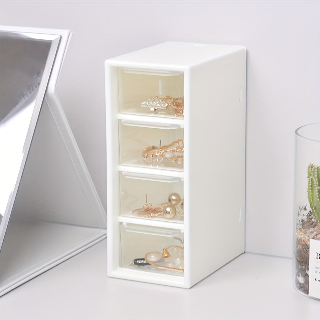 Desktop Storage Box Drawer Type Jewelry Cosmetic Storage Box