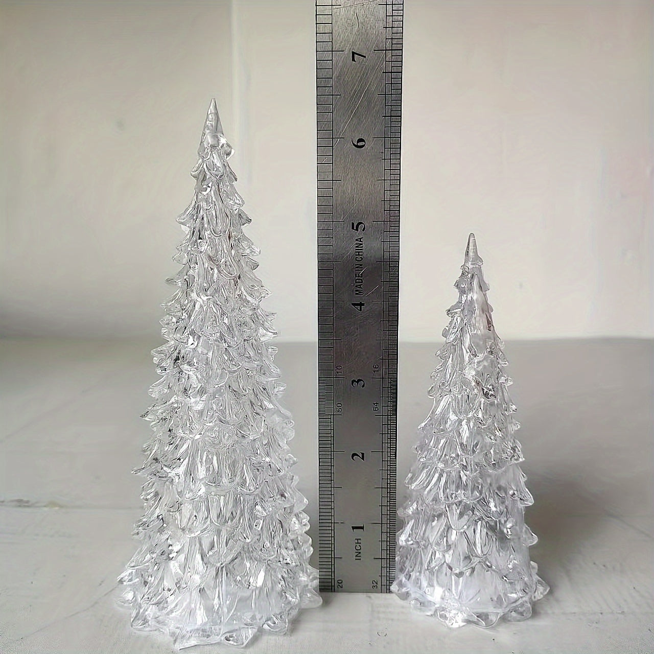 Acrylic Christmas Tree Night Light Glowing Crystal Tree