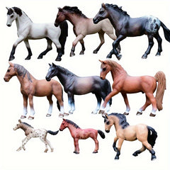 Simulation Appaloosa Hanoverian Arabian Horse Model Fence Ornament