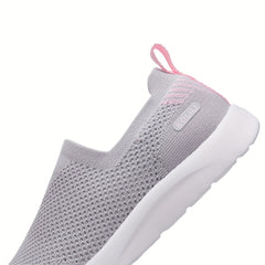 Women's Mesh Weaving Slip On Casual Sneakers