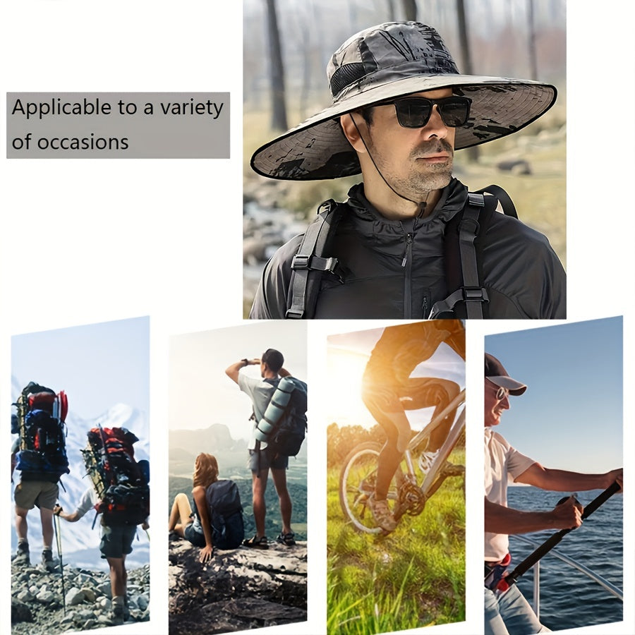 Wide Brim Sun Hats Waterproof for Fishing