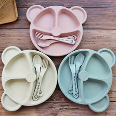 Fun & Colorful Kids Plate Set for Enjoyable Mealtime