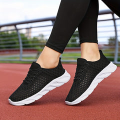 Women's Anti Slip Sports Shoes Mesh Breathable Casual Running Shoes