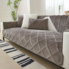 Quilted Sofa Slipcover Furniture Protector for Home Decor