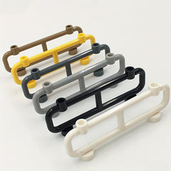 9pcs ABS Building Block Traffic Road Guardrail Set DIY Animal Scene Play