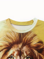 Boys' Lion Graphic T Shirt 3D Print Summer Outdoor Fun