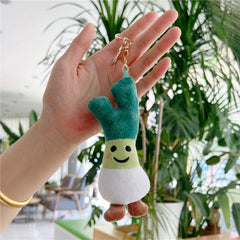 Vegetable Doll Keychain Plush Bag Charm Pendant