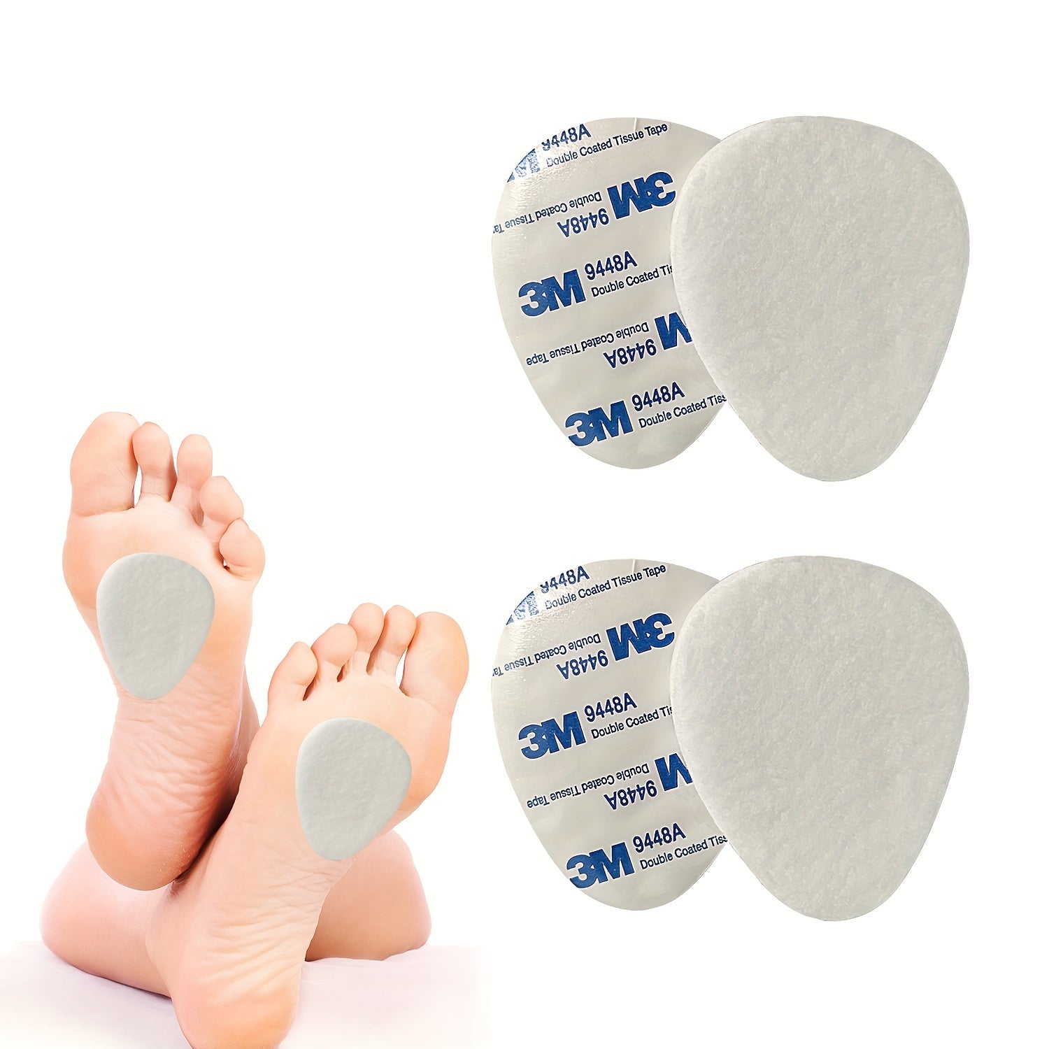 Metatarsal Sleeve Pads Anti Slip Cushions Fabric Compression for Mortons Neuroma