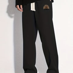 Be Kind Letter Print Casual Loose Fit Drawstring Pants