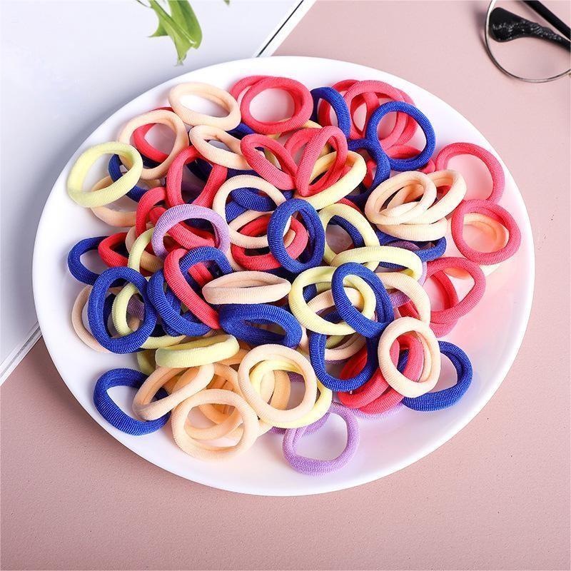 50pcs Girls Hair Band No Crease Hair Tie Holder Hair Rope
