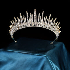Crystal Headband Queen Princess Crown Head Jewelry Tiara