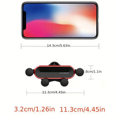 Car Air Vent Phone Holder Upgraded Metal Clip Hands Universal Cradle Mount