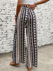Wide Leg Pants Casual Paper Bag Waist Pants For Spring & Summer Women's Clothing