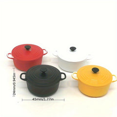 Dollhouse Mini Soup Cooker Desktop Decor Tiny House Pot Mini Cookware Decor