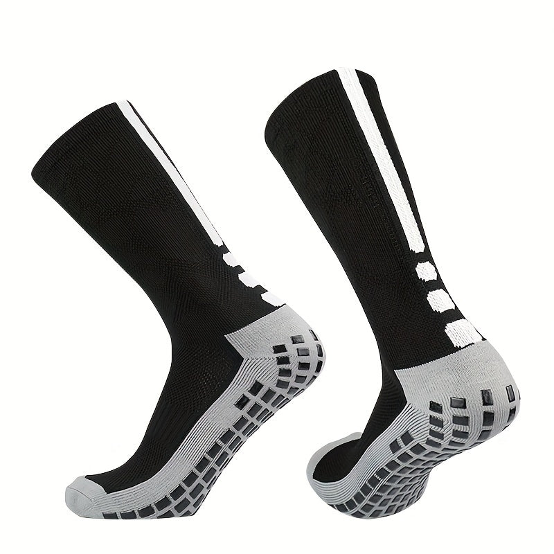 Fashion Casual Mid Calf Socks Outdoor Breathable Non Slip Silicone Socks
