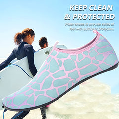 Geometric Pattern Water Shoes Quick Dry for Swim Yoga Exercise