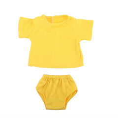 Doll T-Shirt Panties 2 Piece Set 18 Inch Doll Dress Up Costume