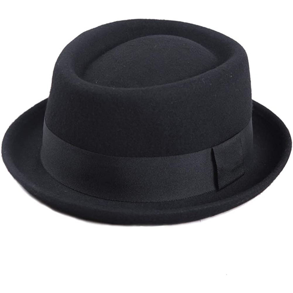 Classic Wool Fedoras Jazz Hat Winter Autumn Cap Hat For Men Women