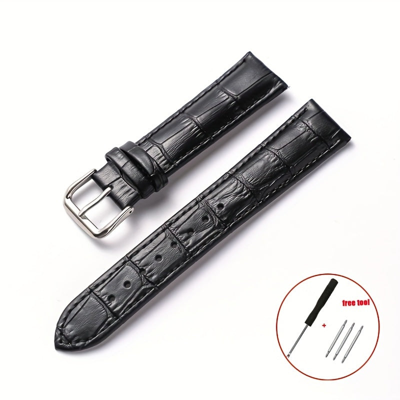 Vintage Leather Watch Band 20mm 22mm Brown