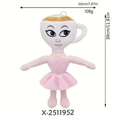 Anime Doll Gift Soft Plush Doll Expressive Eyes Stuffed Animal for Gamers