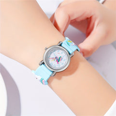 3pcs Girls Quartz Watch Bracelets Set Holiday Gift