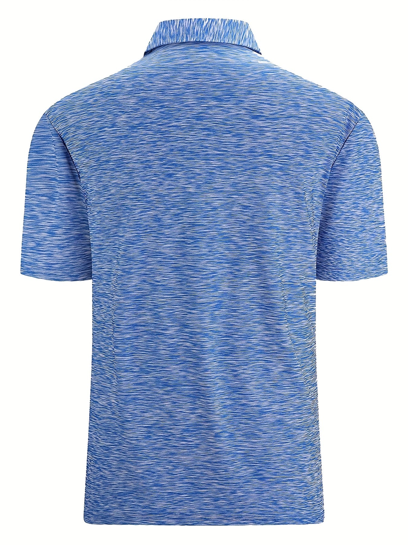 Lightning Pattern Golf Polo Shirt Men's V Neck T Shirt