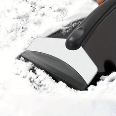 Car Stainless Steel Snow Shovel Window Scraper Snow Cleaning Brush Winter Tool