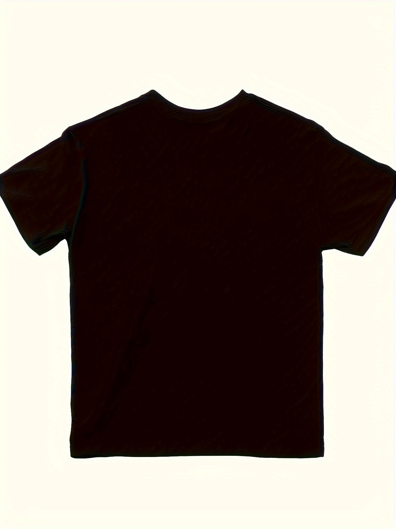 Men's Lion Pattern Sports T-shirt Stretch Round Neck Tee for Summer