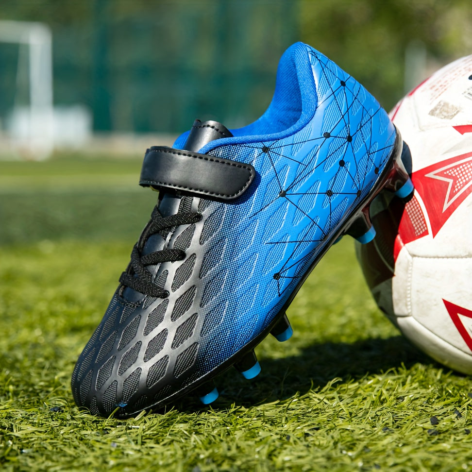Boy's Non Slip Soccer Cleats with Spikes - Professional Outdoor Shoes