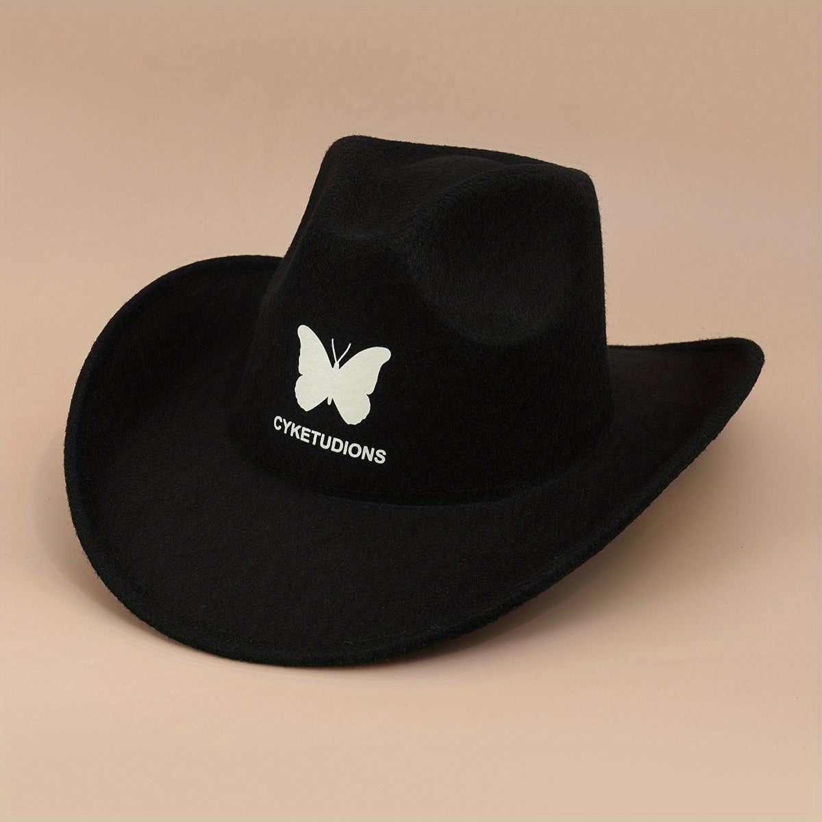 Luminous Cowboy Hat Punk Solid Fedora Cap Unisex Sunscreen Jazz Hat