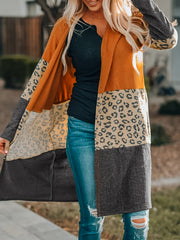 Leopard Print Long Sleeve Cardigan