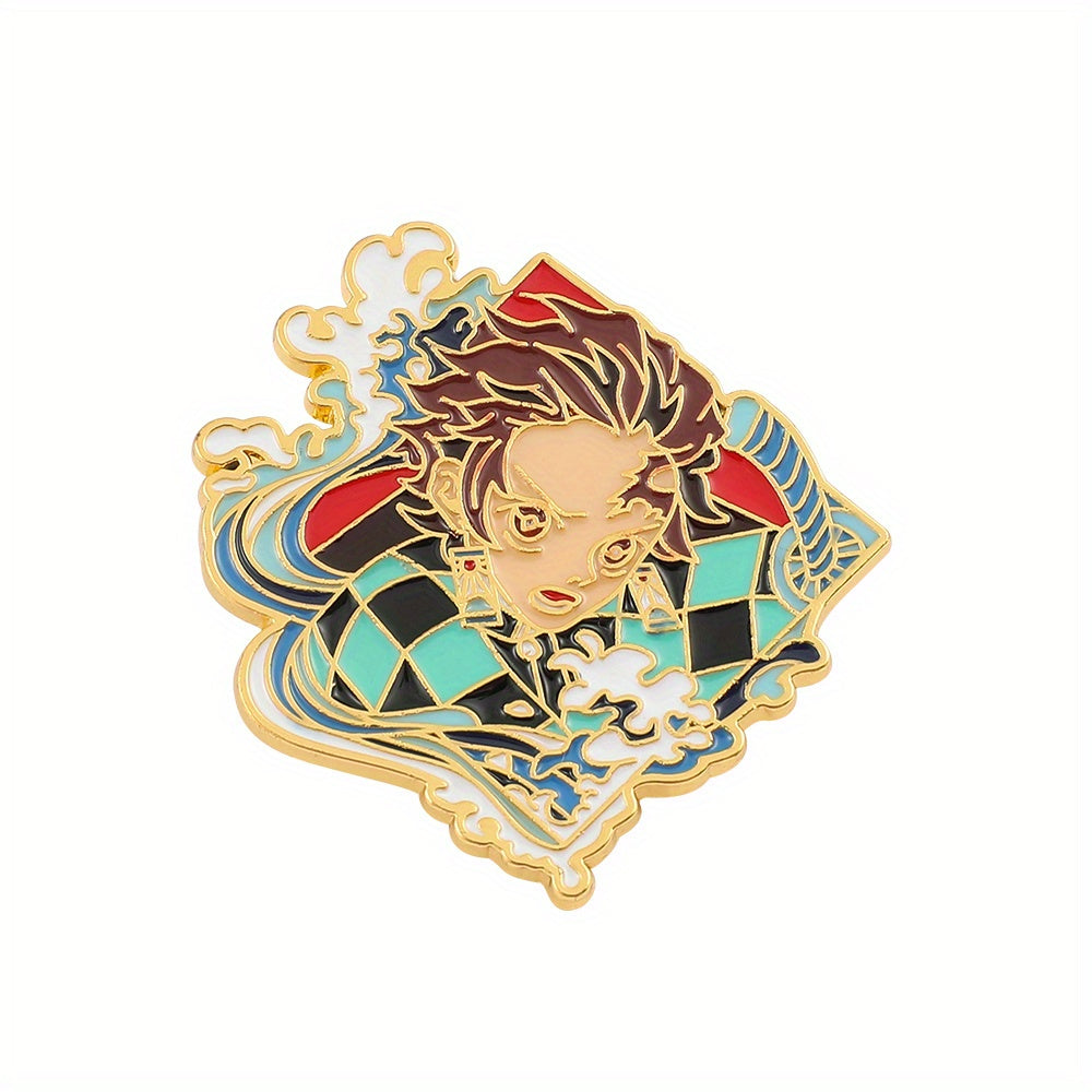 Anime Cartoon Character Metal Enamel Brooch For Girls