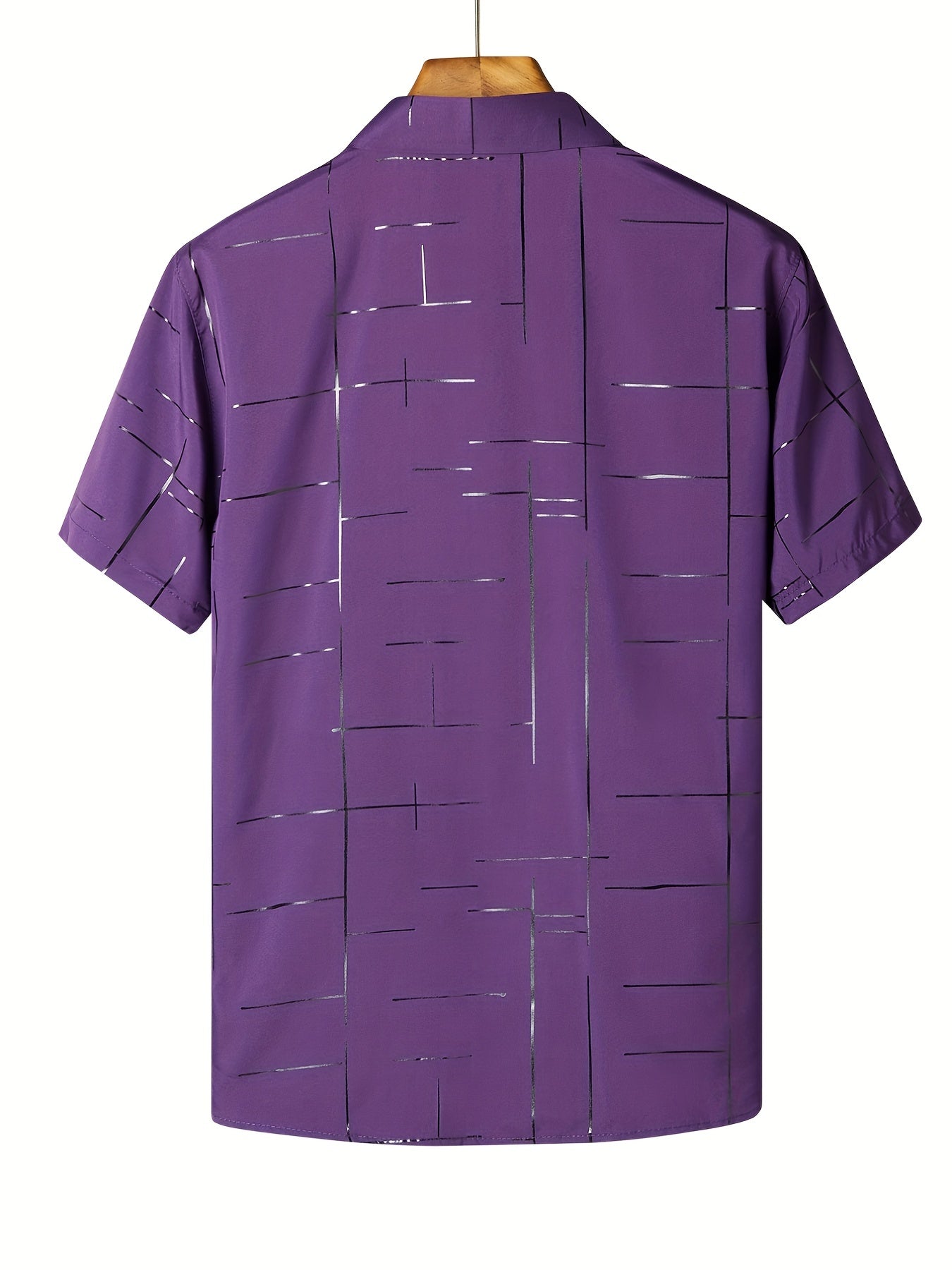 Men's Button Up Shirt Short Sleeve Summer Casual Top