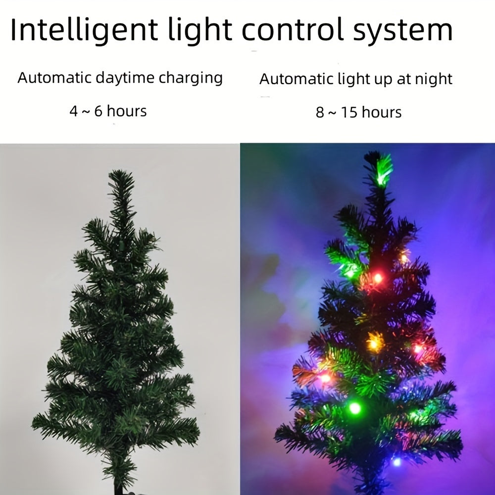 Solar Christmas Tree Lights with 600 MA Solar Version