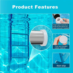 1pc Rubber Stopper For Swimming Pool Escalator Universal Plug Inflatable Plug