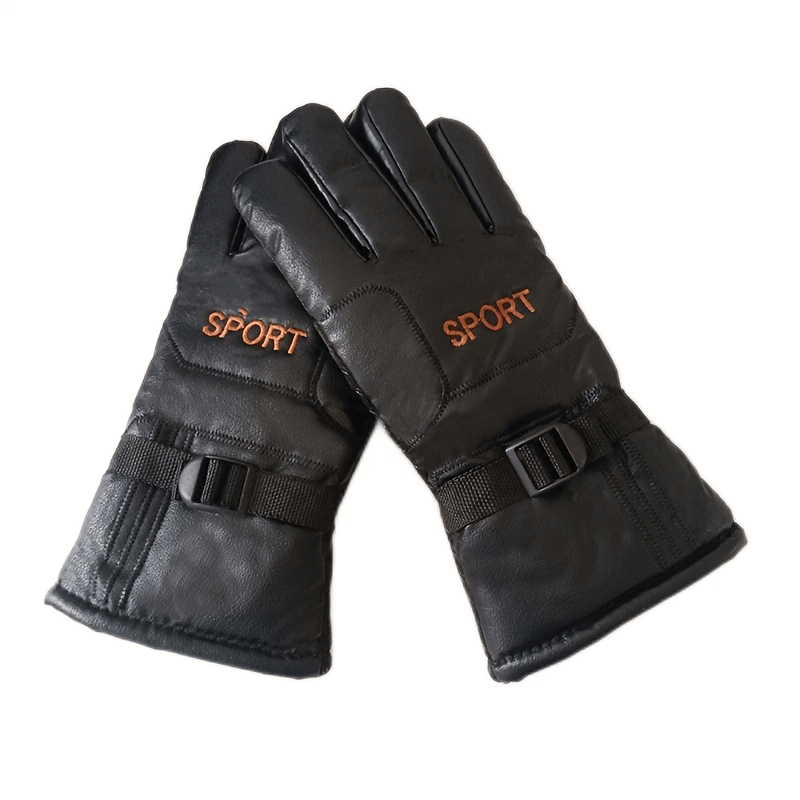 Warm Cycling Gloves Windproof Ski Gloves Waterproof Anti Slip Gloves