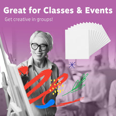 1pc 100% Cotton Art Panels for Acrylic & Watercolor Paint 20x25 cm Canvas Board