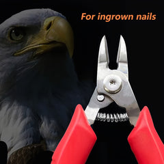 Heavy-Duty Nail Clippers with Curved Blades and Covers for Outdoor Use
