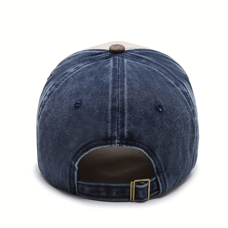 Unisex Baseball Cap Outdoor Casual Retro Ripped Cap