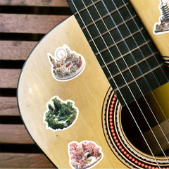50pcs 3D Small World Graffiti Stickers Waterproof DIY Art Decoration