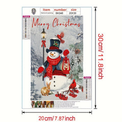 DIY Christmas Snowman Diamond Painting Kit