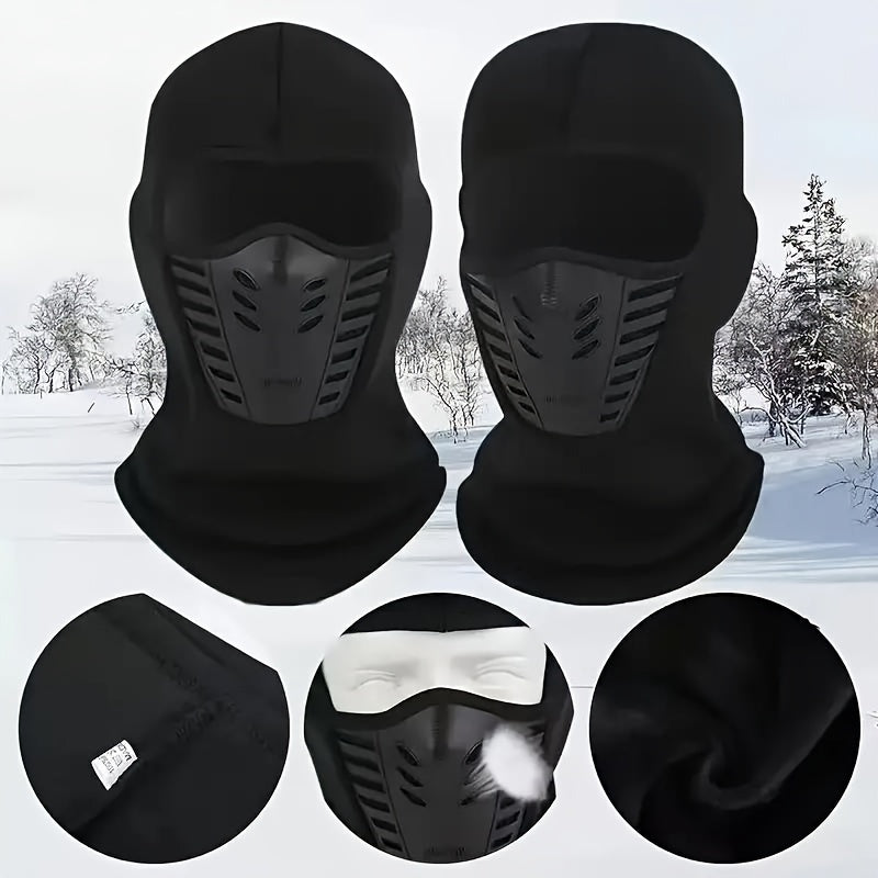 Winter Windproof Fleece Balaclava Ski Mask Headgear Motorcycle Warm Mask