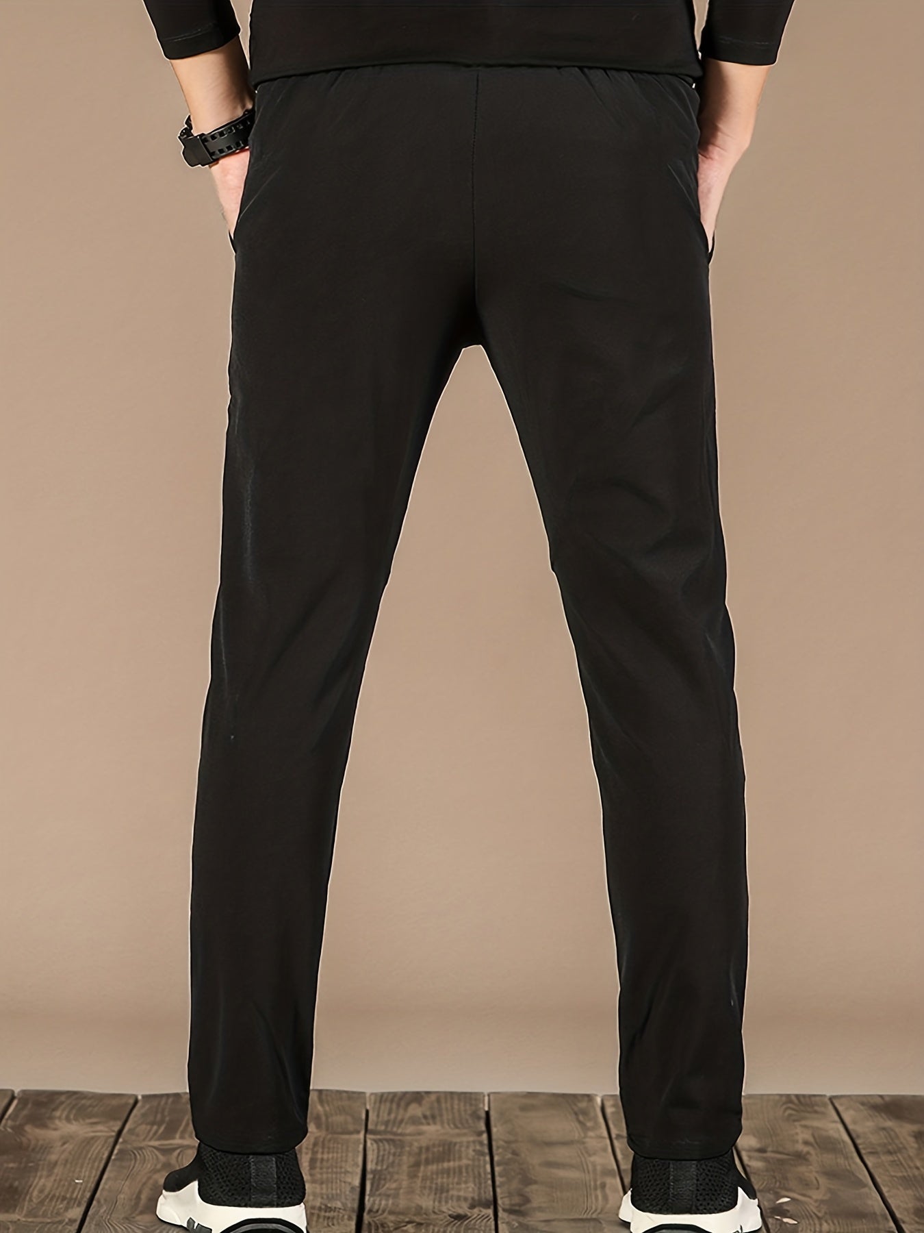 Men's Quick Dry Drawstring Pants Spring Autumn Joggers